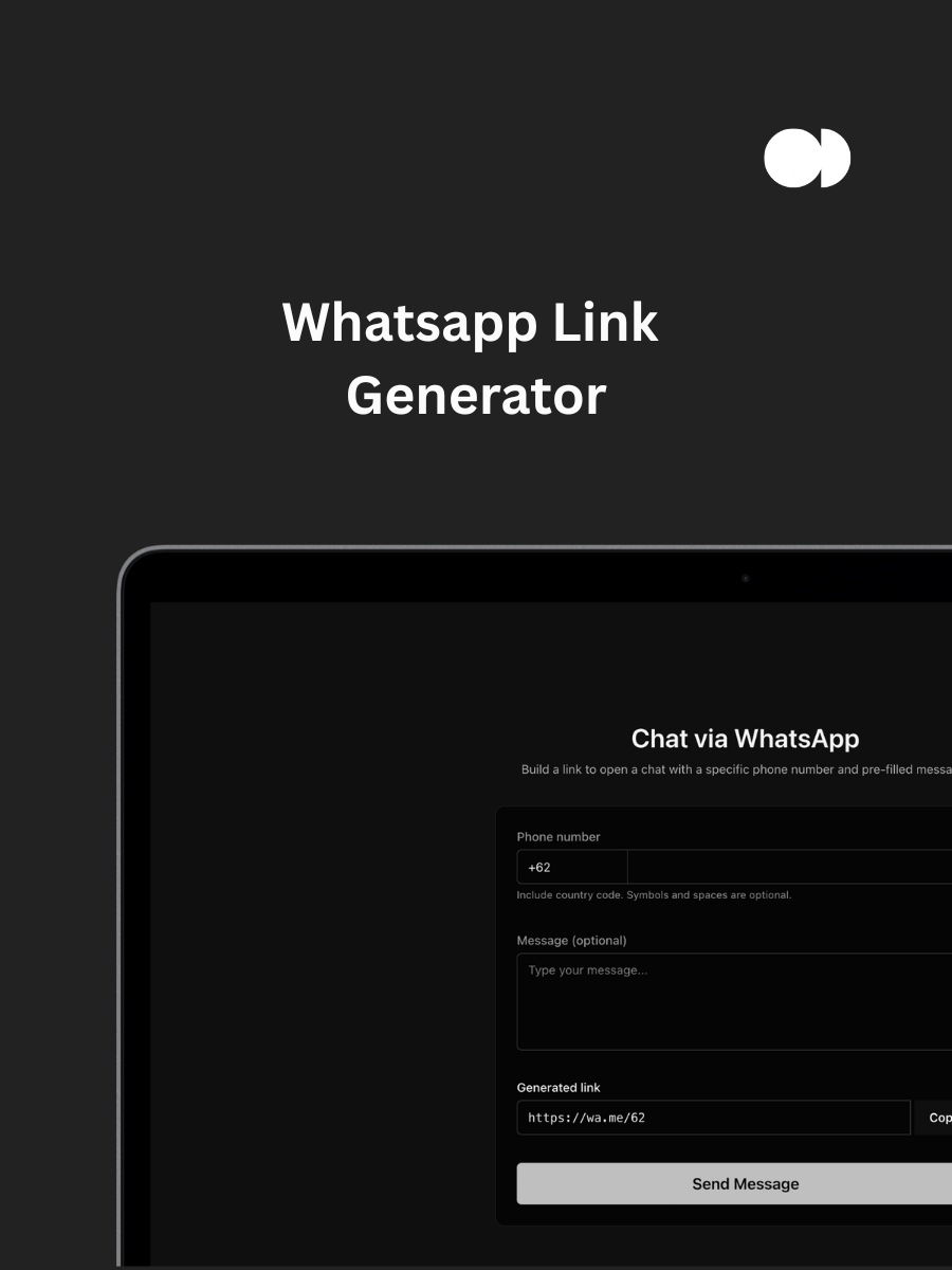 Whatsapp Link Generator